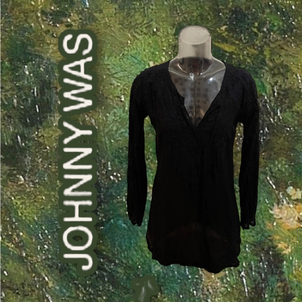 Johnny Was embroidered blouse size extra small